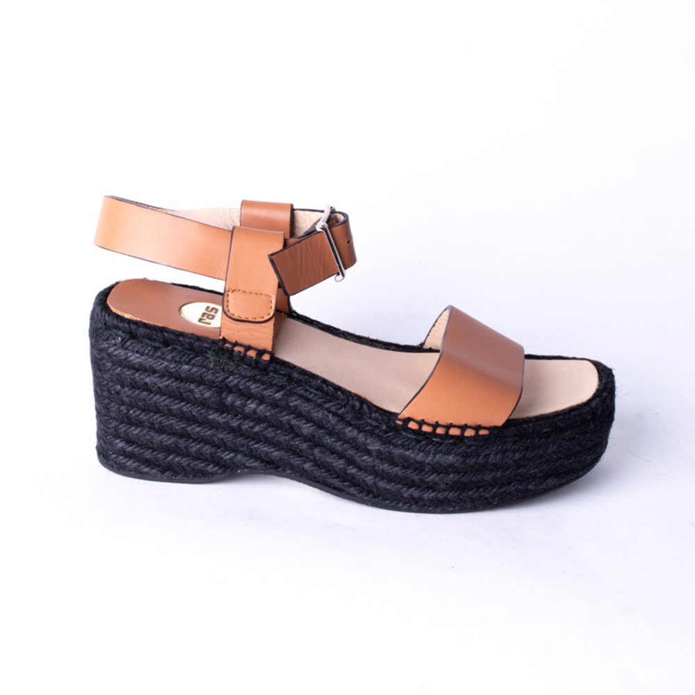 RAS BROWN PLATFORM SANDALS | WOMENS SIZE 40